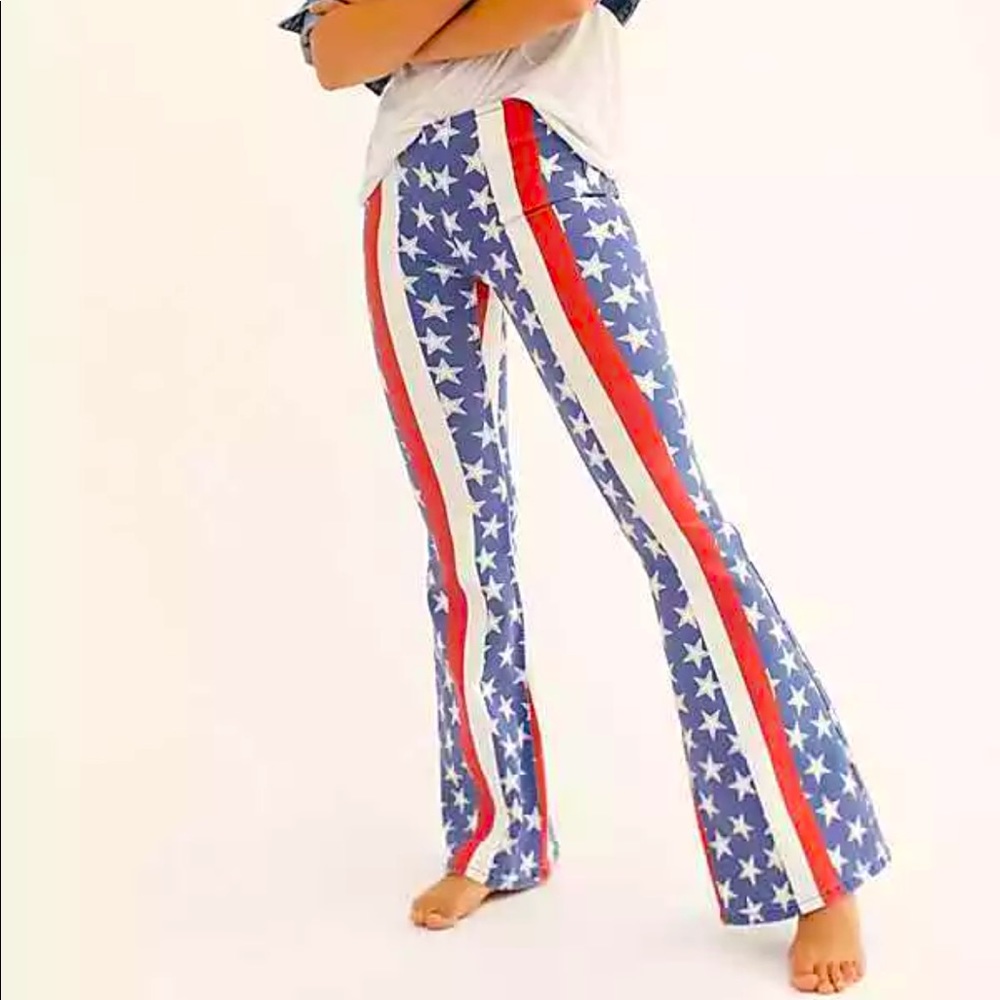 *SOLD* Free People Penny Pull On Flare Jeans